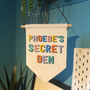 Personalised Kids Play Room Hanging Banner Sign, thumbnail 8 of 9