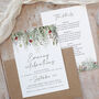 Whimsical Noel Wedding Evening Invitation, thumbnail 2 of 4