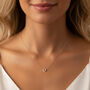 Women’s Dainty Horseshoe Pendant Necklace, thumbnail 1 of 5