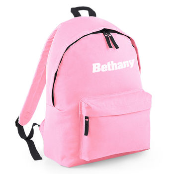 Personalised Name Rucksack All Colours, 8 of 12
