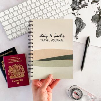 Personalised Travel Journal | Hills, 6 of 6