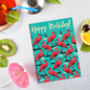 Birthday Scarlet Ibis Card, thumbnail 1 of 2