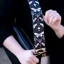 Gothic Moth And Skulls Bag Strap | Extra Long Crossbody Replacement Bag Strap, thumbnail 4 of 4