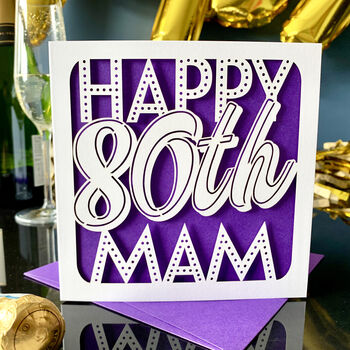 Big Birthday Personalised 80th Card, 3 of 4
