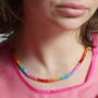 Rainbow Gemstone Necklace, thumbnail 1 of 2