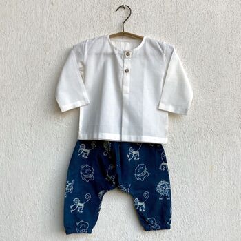 Unisex Organic Zoo Children's Outfit Set, 7 of 8