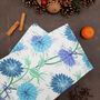 Nigella White And Blue Tea Towel, thumbnail 1 of 6