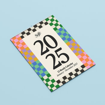 2025 Checkerboard Calendar Multi, 4 of 4