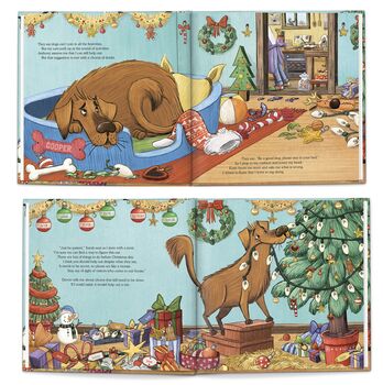 'How My Dog Saved Christmas' Personalised Book, 4 of 10