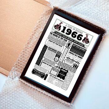 Personalised 60th Birthday Boxing Poster, Custom Gift, 11 of 12