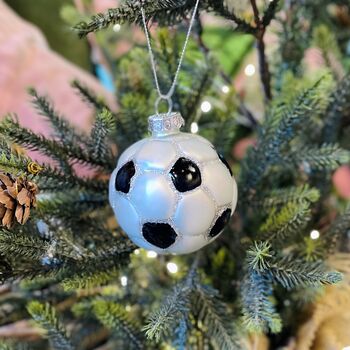 Personalised Football Bauble, 3 of 4