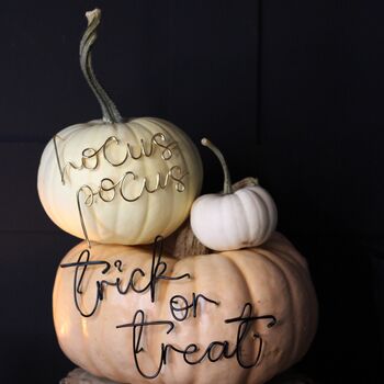 Halloween Pumpkin Decorations; Trick Or Treat, 2 of 2