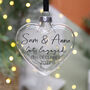 Happy Engagement Glass Bauble Gift, thumbnail 7 of 11
