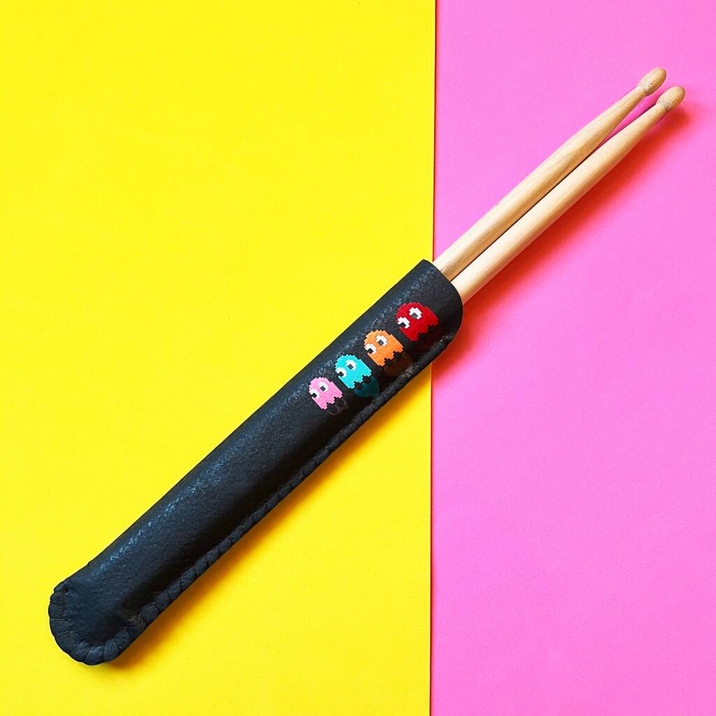 Drum Stick Holder Retro Game Bugs, 1 of 7