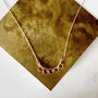 Adhira Circle Bar Necklace, thumbnail 6 of 7