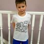 Colour In Childrens Guitars T Shirt, thumbnail 6 of 8