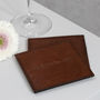 Six Round Or Square Leather Coasters. Personalised, thumbnail 7 of 9
