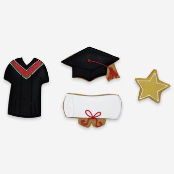 Hand Iced Personalised Graduation Letterbox Biscuits, 2 of 5