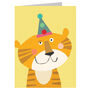 Mini Tiger Greetings Card, thumbnail 2 of 5