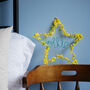 Personalised Pom Pom Fairy Light Star, thumbnail 1 of 10