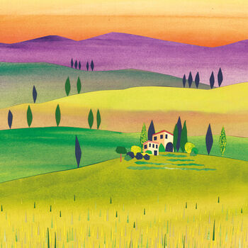 Tuscany, Italy Travel Print, Option To Personalise, 3 of 3