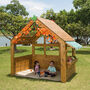 Outdoor Wooden Children's Playhouse, thumbnail 2 of 2