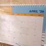 Academic Year A5 Desk Calendar 2025 2026 | Tidal Waves, thumbnail 4 of 8