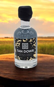 Tan Dowr Premium Cornish Sea Salt Vodka 5cl Miniature, 4 of 6