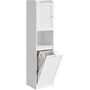 Tall Bathroom Tower With Laundry Hamper, thumbnail 6 of 6