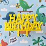'Happy Birthday' Cake Topper For Dinosaur Party, thumbnail 1 of 10