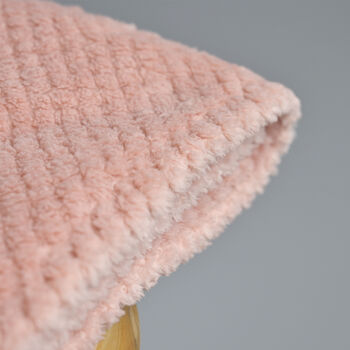 Personalised Dusty Pink Initial Honeycomb Blanket, 5 of 8