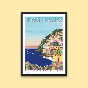 Positano, Italy Illustrated Travel Print, 8 of 8
