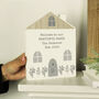Personalised Grey Wooden House Ornament New Home Gift, thumbnail 3 of 5
