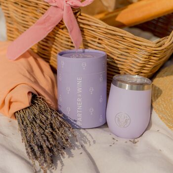 Lavender Insulated Wine Tumbler, 2 of 12
