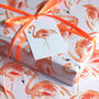 Parlour Games Sweetie Flamingo Christmas Card Pack, thumbnail 2 of 2