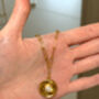 Link Chain Necklace With Pearl Coin, thumbnail 6 of 6