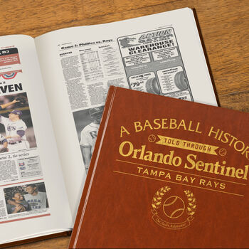 Tampa Bay Rays Personalised Gift Newspaper Book, 3 of 10
