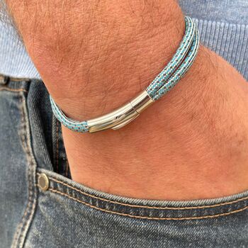 Mens Bribie Rope Bracelet, 2 of 4