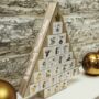 Personalised Wooden Christmas Tree Advent Calendar, thumbnail 3 of 6