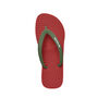 Bright Red Natural Rubber Flip Flops, thumbnail 4 of 10