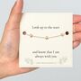In Loving Memory Keepsake With A Gold Plated Or Silver Plated Star Bracelet And Card, thumbnail 1 of 6