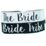 Bride Tribe Silver/Black Hen Party Wristband Favours, thumbnail 2 of 12