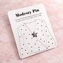 Modesty Pin, Star Shaped Modesty Pin, Star Little Brooch, thumbnail 1 of 7