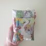 Lavender Sachet With Cottage Garden Print, Decorative Gift For Garden Loving Friends, thumbnail 7 of 9