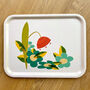 Retro Flowers Large Wooden Tray, thumbnail 3 of 6