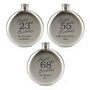 Personalised Happy Number Hip Flask For Birthday, thumbnail 5 of 5