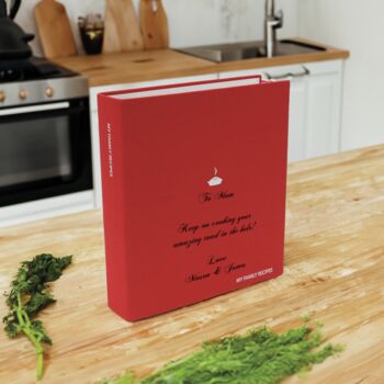 Personalised My Family Recipe Binder, 2 of 5