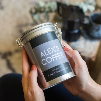 Personalised A Latte Love Coffee Gift In Tin, 8 of 12