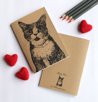 A6 Cat Lovers Notebook Pocket Sized Notebook, 3 of 9