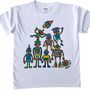 Colour In Childrens Dinosaur T Shirt, thumbnail 7 of 9